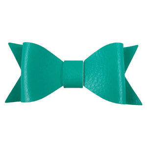Small 3" Faux Leather Bows